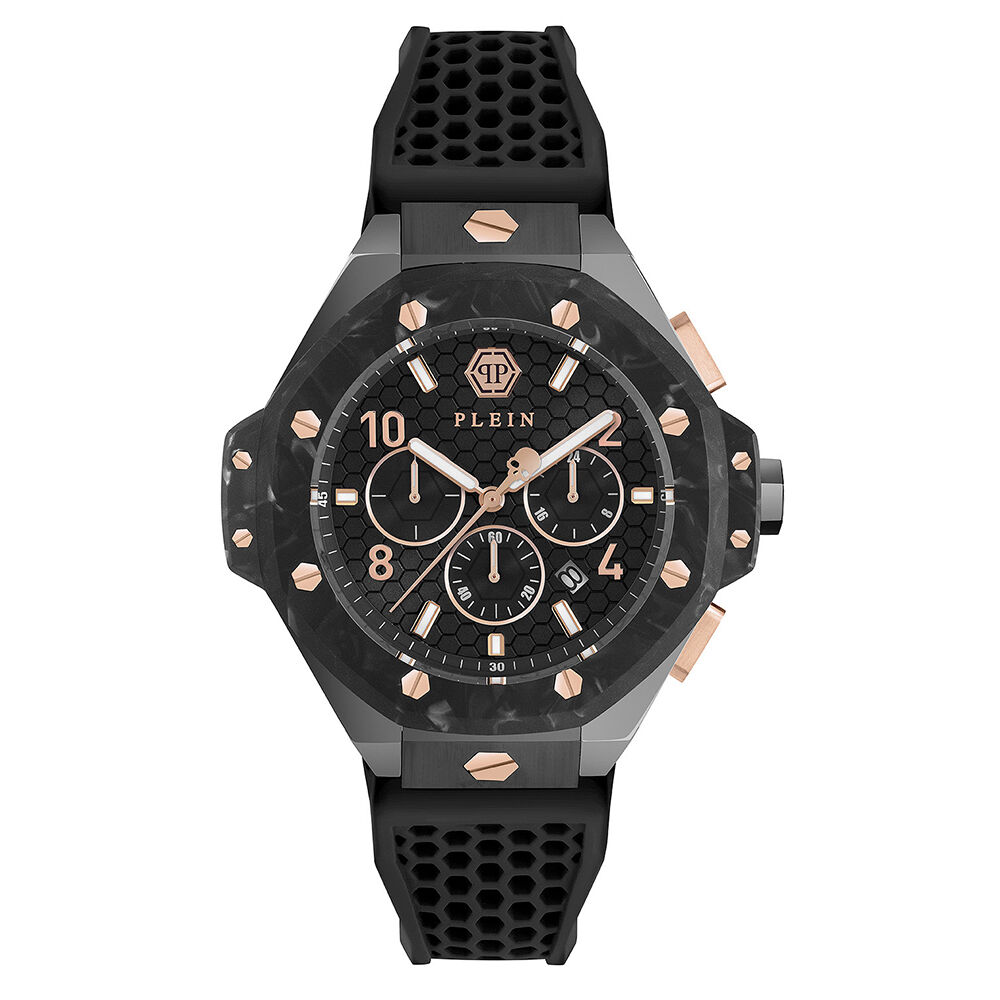 Montre Philipp Plein Chrono Royal Noir - Montres &eacute;tanches Homme | Marc Orian