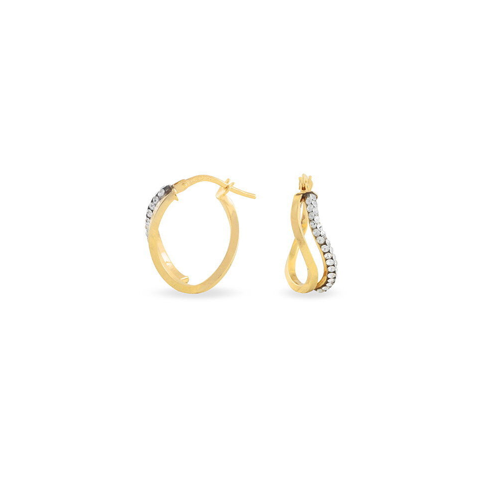 Créoles Hekate Or Jaune Strass - Créoles Femme | Marc Orian