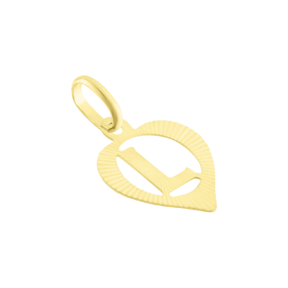 Pendentif Eudocie Coeur Lettre Or Jaune - Pendentifs Femme | Marc Orian