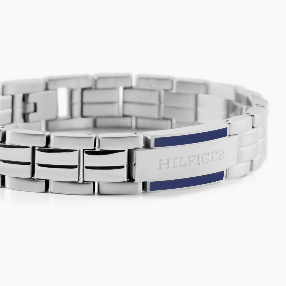 Bracelet Tommy Hilfiger Parker Acier Blanc - Bracelets cha&icirc;nes Homme | Marc Orian