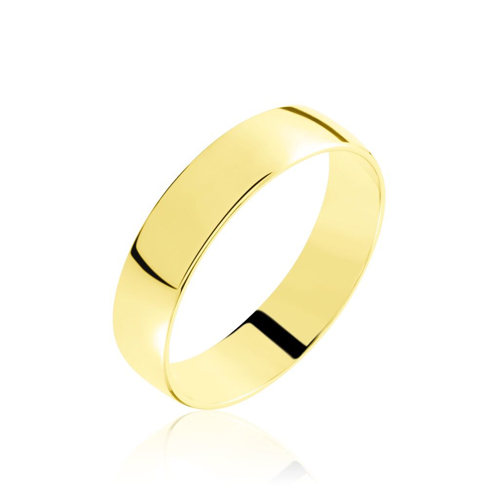 Alliance Isidorius Ruban Bombe Or Jaune - Alliances personnalis&eacute;es Famille | Marc Orian