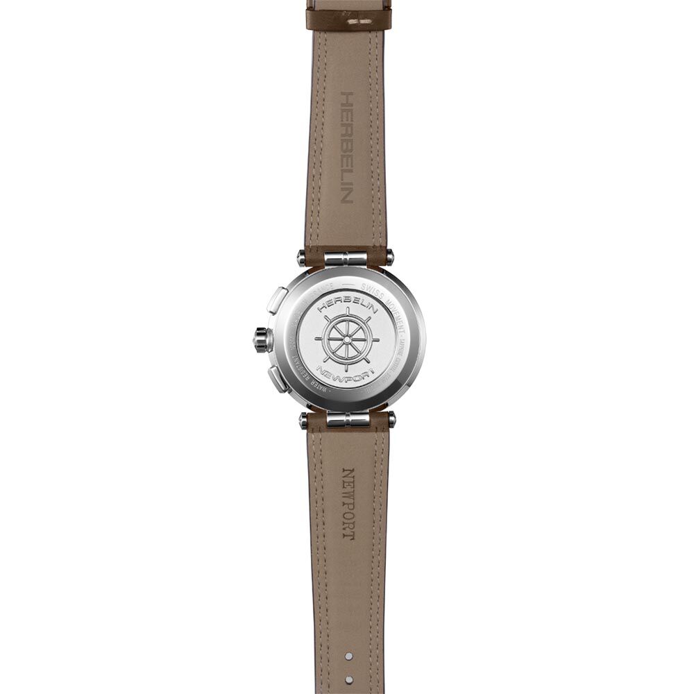 Montre Herbelin Newport Chrono Argent&eacute; - Montres &eacute;tanches Homme | Marc Orian