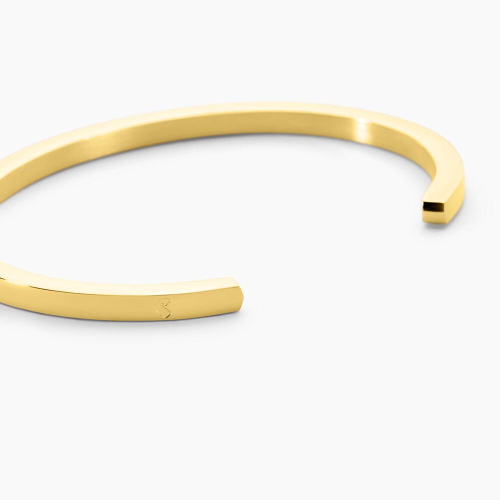 Jonc Jourdan Teno Acier Dor&eacute; - Bracelets joncs Homme | Marc Orian