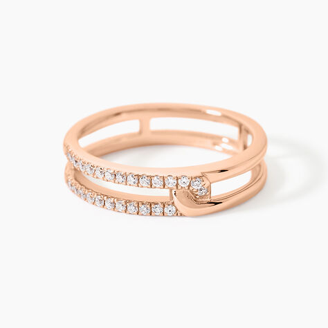 Bague Jessie Argent Rose Oxyde De Zirconium - Bijoux fantaisie Femme | Marc Orian