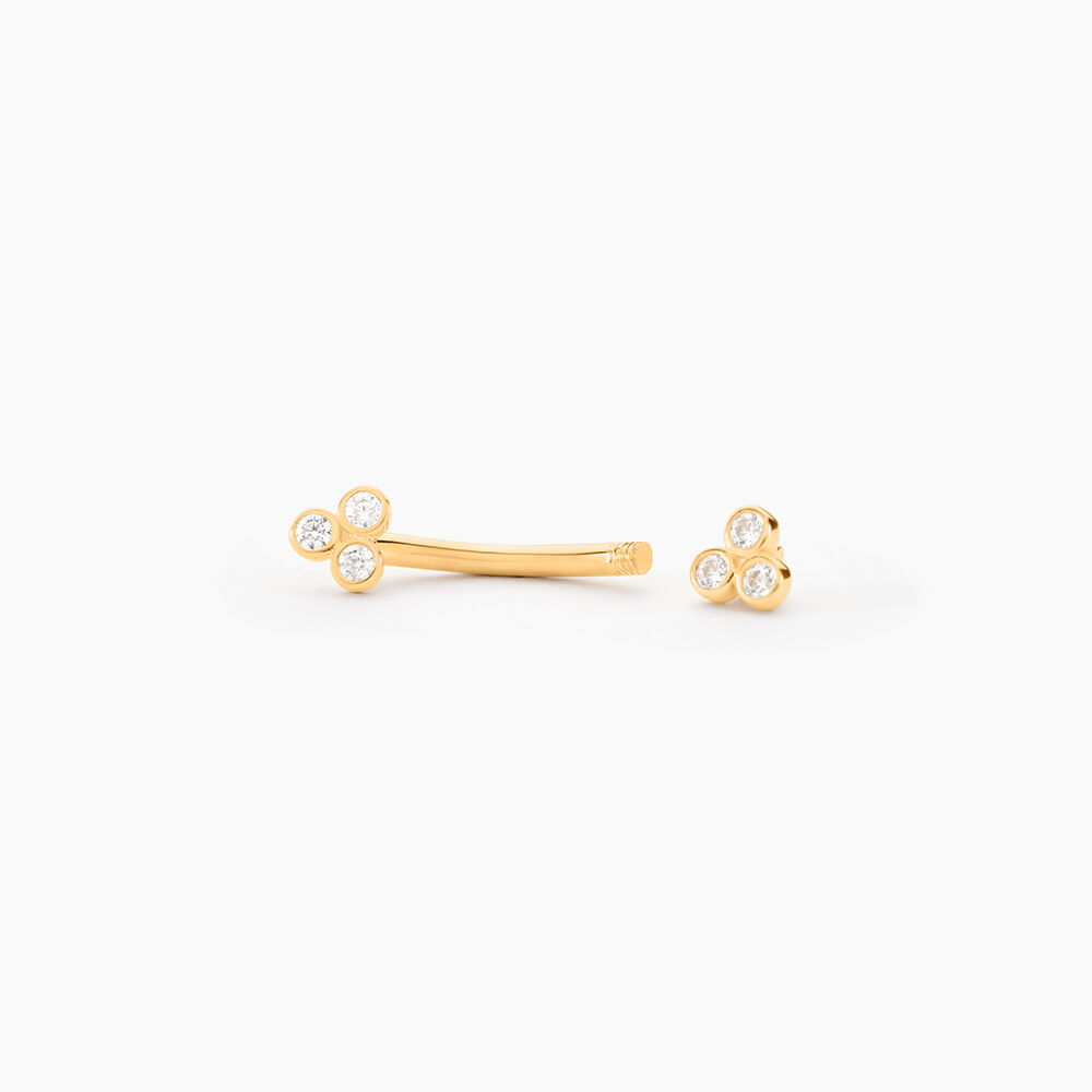 Piercing Brigid Or Jaune Oxyde De Zirconium - Piercings Femme | Marc Orian