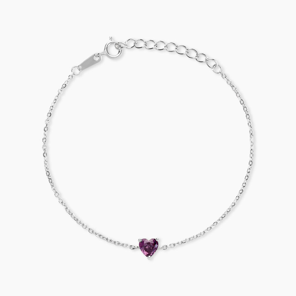 Bracelet Kelvyn Argent Blanc Oxyde De Zirconium - Bracelets chaînes Femme | Marc Orian