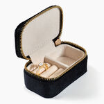 Boite &agrave; Bijou Tissu Noir - Id&eacute;es cadeaux Famille | Marc Orian