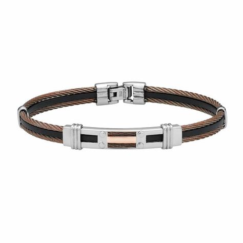 Bracelet Marie-gaelleae Or Acier Bicolore - Bracelets cha&icirc;nes Homme | Marc Orian