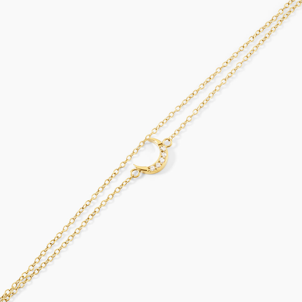 Bracelet Aurore Acier Dor&eacute; Oxyde De Zirconium - Bracelets cha&icirc;nes Femme | Marc Orian