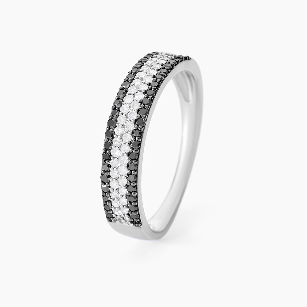 Bague Maissara Or Blanc Diamant - Bagues pierres pr&eacute;cieuses Femme | Marc Orian