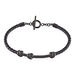 Bracelet Emilien Acier Noir - Bracelets cuir Homme | Marc Orian