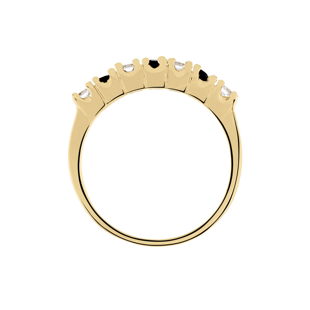 Bague Isee Plaqu&eacute; Or Oxydes De Zirconium - Bijoux fantaisie Femme | Marc Orian