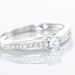 Bague Solitaire Aramis Or Blanc Diamant - Solitaires Femme | Marc Orian