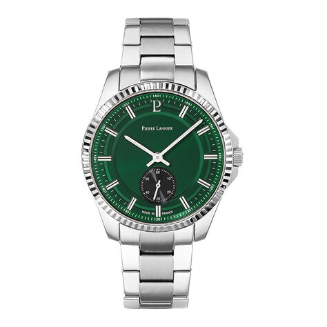 Montre Pierre Lannier Metropolitain Vert - Montres &eacute;tanches Homme | Marc Orian