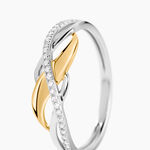 Bague Helene Or Bicolore Diamant - Bagues pierres pr&eacute;cieuses Femme | Marc Orian