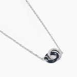 Collier Dina Argent Blanc C&eacute;ramique Et Oxyde De Zirconium - Colliers avec pierres Femme | Marc Orian