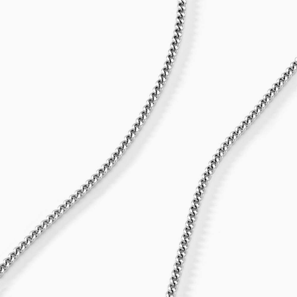 Collier Casper Argent Blanc - Chaines Homme | Marc Orian