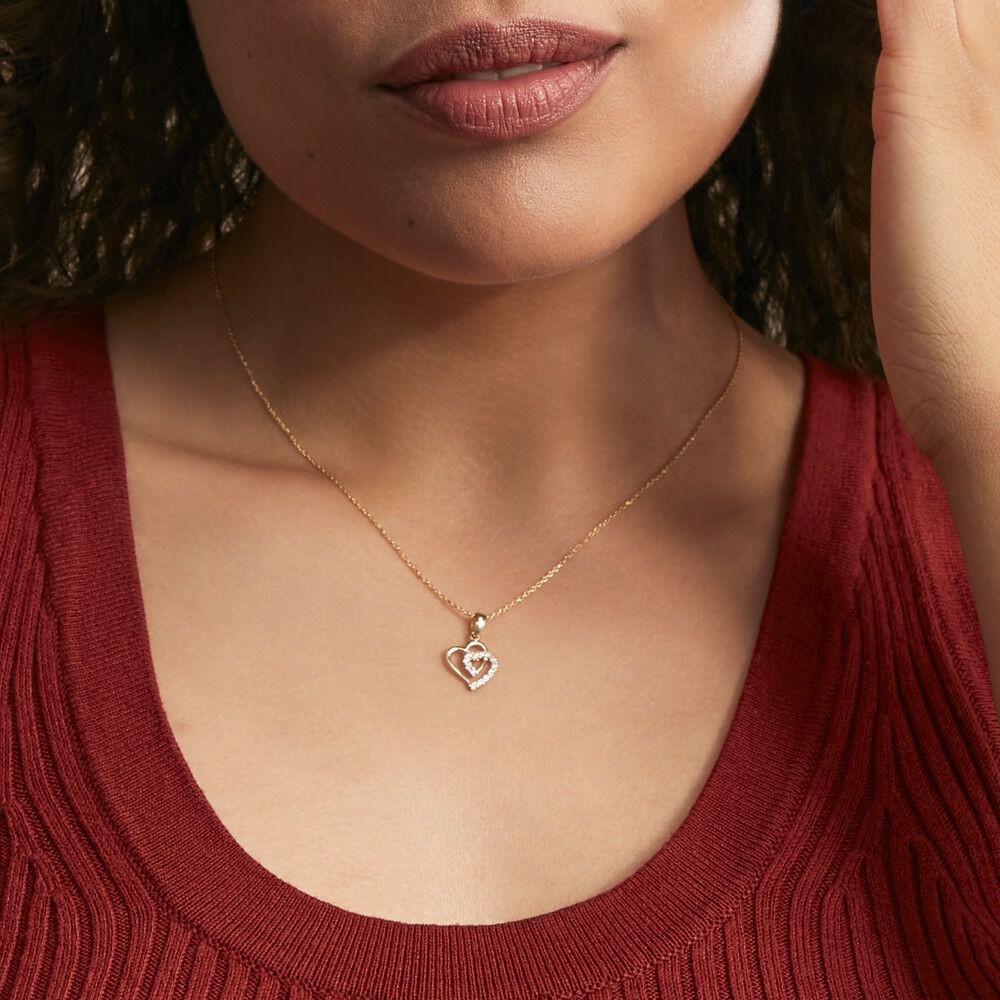 Pendentif Ivena Or Jaune Oxyde De Zirconium - Pendentifs Femme | Marc Orian