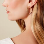 Cr&eacute;oles Loanne Acier Dor&eacute; - Cr&eacute;oles Femme | Marc Orian