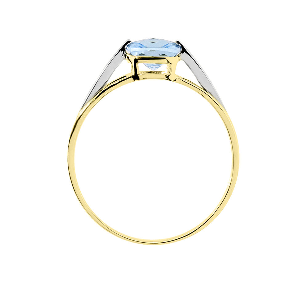 Bague Sidoine Or Bicolore Topaze - Bagues pierres fines Femme | Marc Orian
