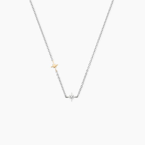 Collier Mell Or Jaune Oxyde De Zirconium - Colliers avec pierres Femme | Marc Orian