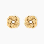 Boucles D'Oreilles Puces Gawain Or Jaune - Puces Femme | Marc Orian