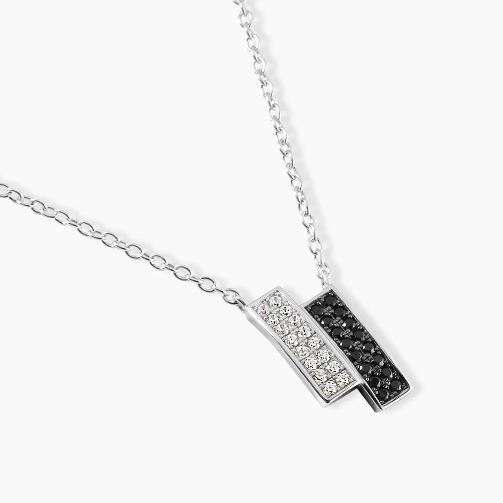 Collier Ouarida Argent Blanc Oxyde De Zirconium - Colliers avec pierres Femme | Marc Orian