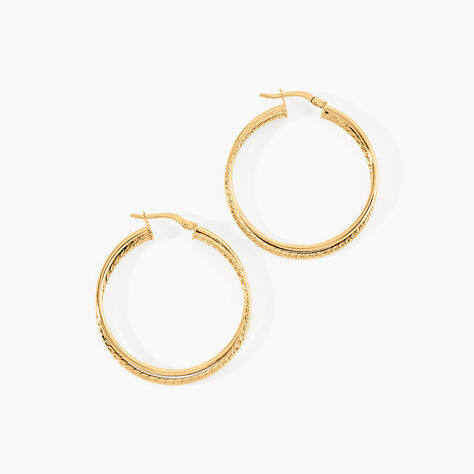 Cr&eacute;oles Maelia Or Jaune - Cr&eacute;oles Femme | Marc Orian