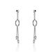 Boucles D'oreilles Pendantes Mariana Argent Blanc - Pendantes Femme | Marc Orian