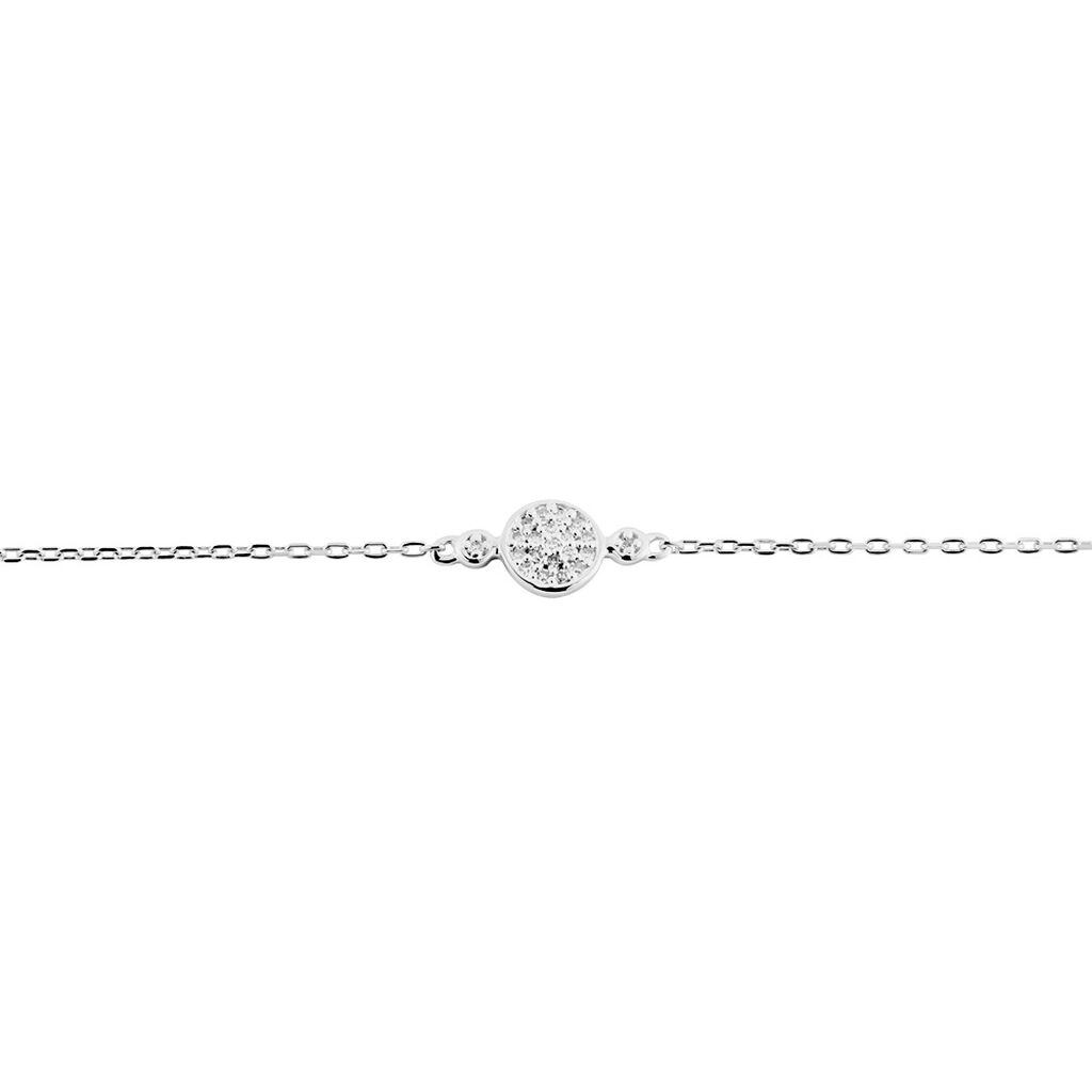 Bracelet Valeri Or Blanc Diamant - Bracelets chaînes Femme | Marc Orian