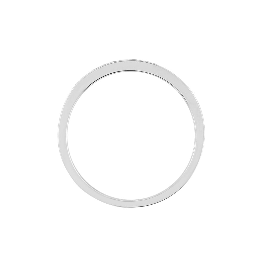 Alliance Rhea Or Blanc Diamant - Alliances avec pierres Femme | Marc Orian