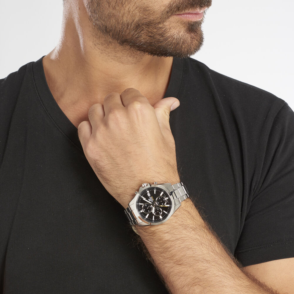 Montre casio edifice noir sales