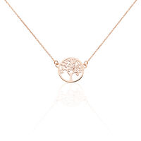 Collier Marijan Argent Rose