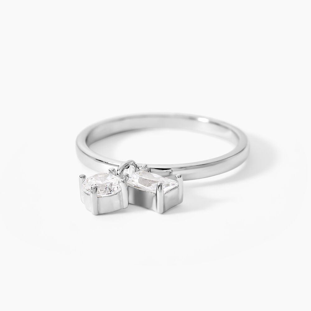 Bague Aoibhin Argent Blanc Oxyde De Zirconium - Bijoux fantaisie Femme | Marc Orian