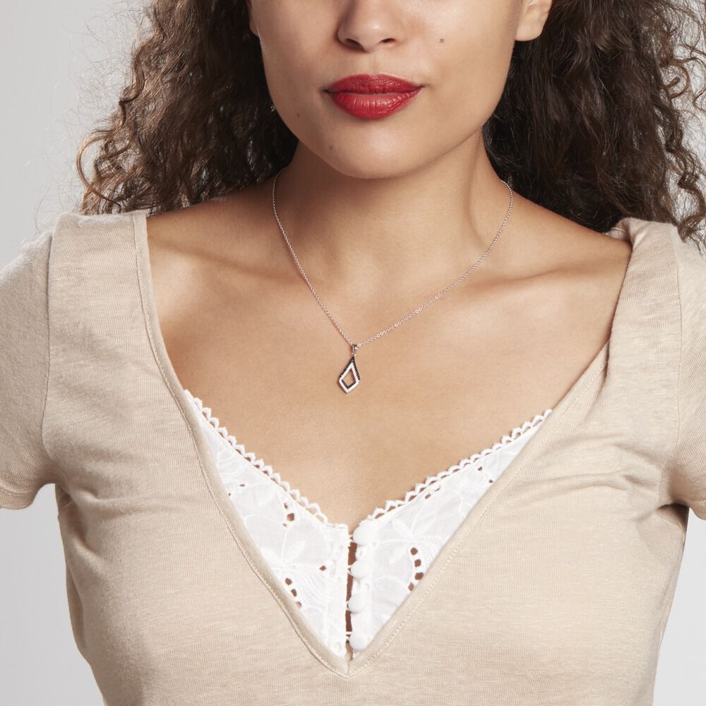 Collier Ariane Argent Blanc Oxyde De Zirconium - Colliers avec pierres Femme | Marc Orian
