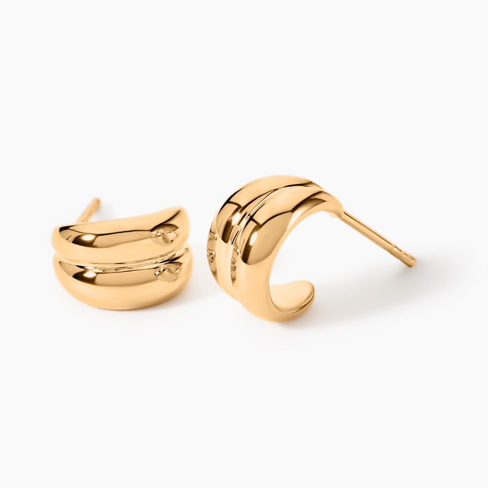 Cr&eacute;oles Dionna Plaqu&eacute; Or Jaune - Cr&eacute;oles Femme | Marc Orian