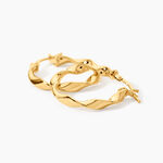 Cr&eacute;oles Falbala Or Jaune - Cr&eacute;oles Femme | Marc Orian