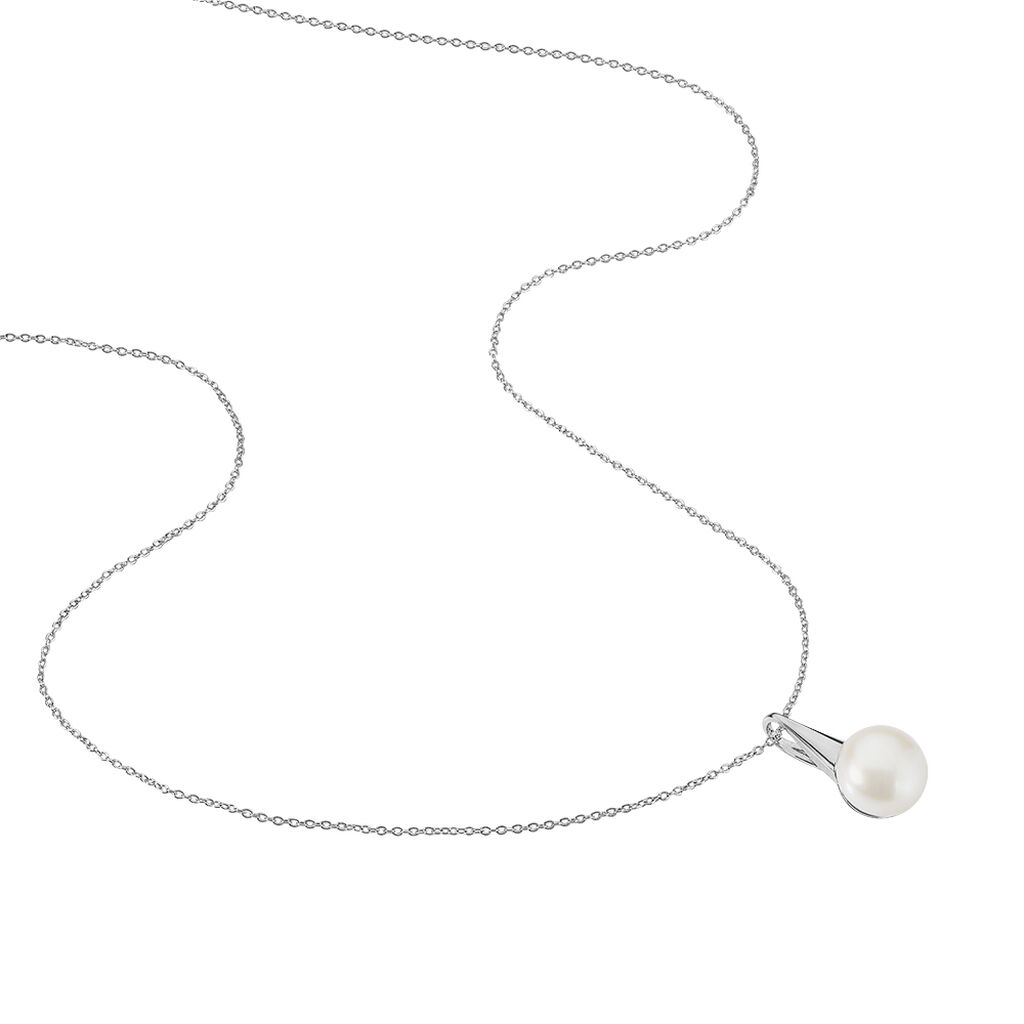 Collier Mahora Argent Blanc Perle De Culture - Colliers Femme | Marc Orian