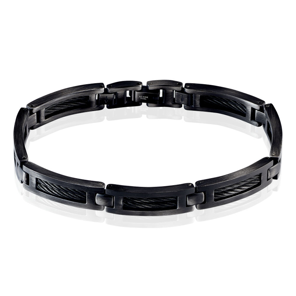 Bracelet Phebus Him Acier Noir - Bracelets Homme | Marc Orian