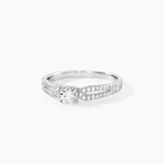 Bague Solitaire Katalina Or Blanc Diamant - Solitaires Femme | Marc Orian