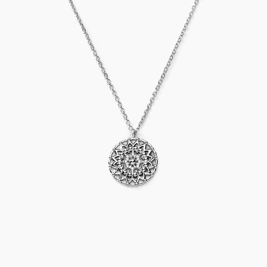 Collier Sophina Argent Blanc - Colliers fantaisie Femme | Marc Orian