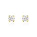 Boucles D'oreilles Puces Or Jaune Doreen Oxydes De Zirconium - Puces Famille | Marc Orian