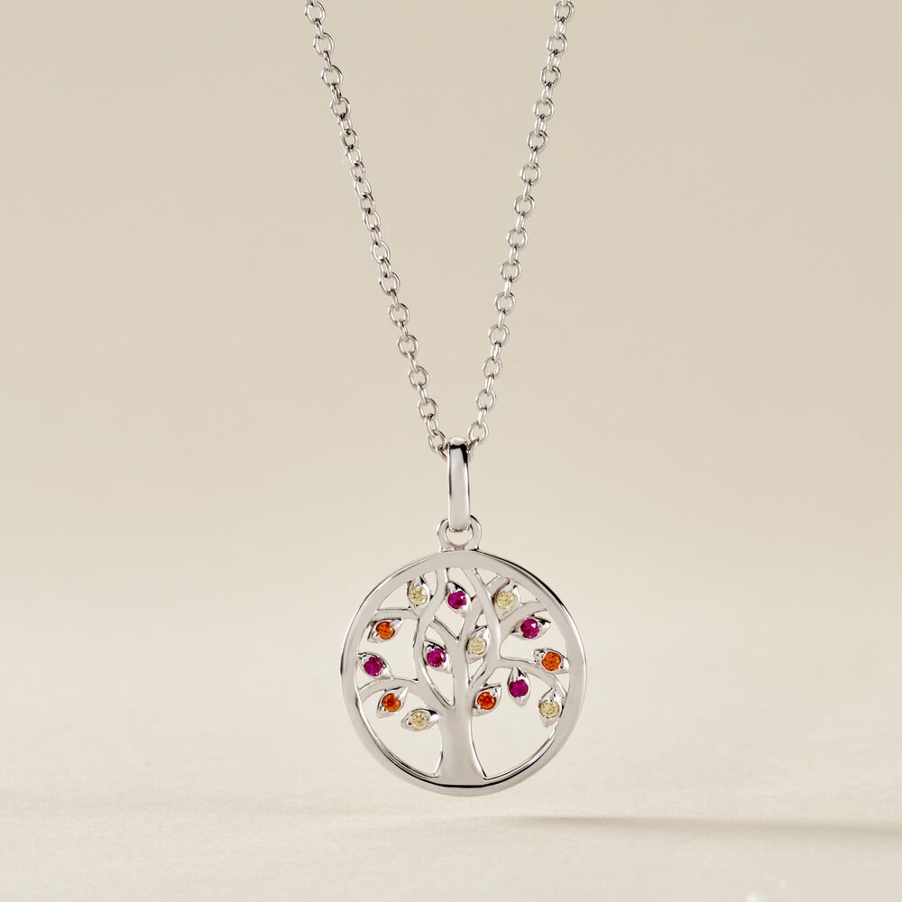 Collier Alive Argent Blanc Oxyde De Zirconium - Colliers avec pierres Femme | Marc Orian