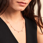 Collier Collie Argent Rose Oxyde De Zirconium - Colliers avec pierres Femme | Marc Orian