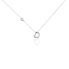 Collier Louise Or Blanc Diamant - Colliers Femme | Marc Orian