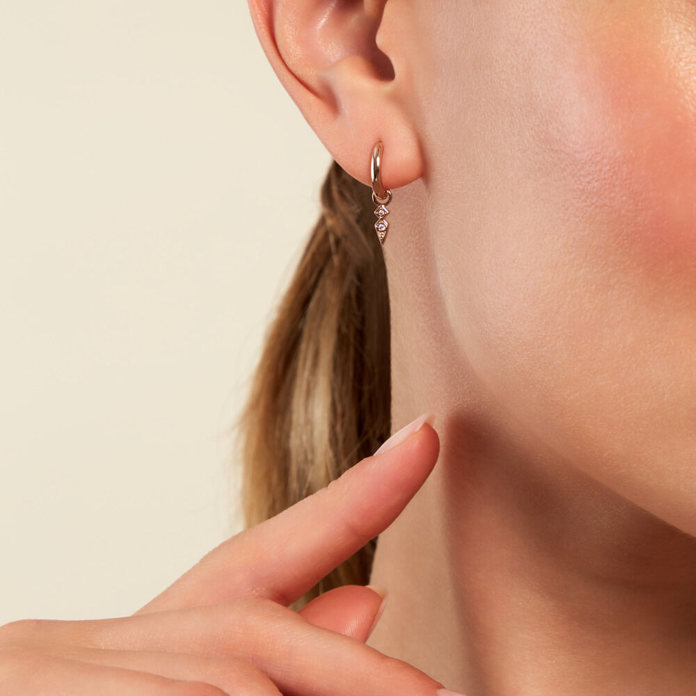 Créoles Lysandra Plaqué Or Doré Oxyde De Zirconium - Créoles Femme | Marc Orian