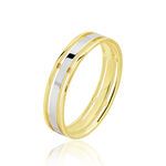 Alliance Laumer Ruban Or Bicolore - Alliances duo Unisex | Marc Orian