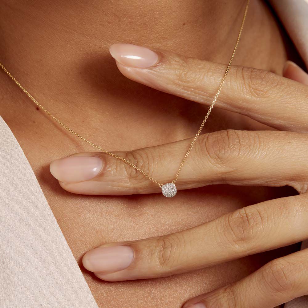 Collier Teani Or Jaune Diamant - Colliers avec pierres Femme | Marc Orian