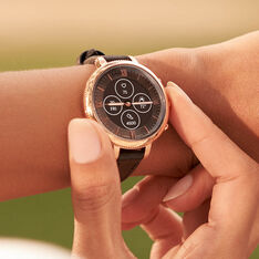 Montre Fossil Hybride Monroe Noir - Montres connectées Femme | Marc Orian
