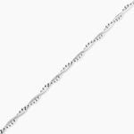 Bracelet Cathel Argent Blanc - Bracelets Anneaux Entrelaces Femme | Marc Orian